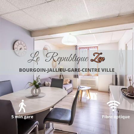 Le Republique-Gare-Centre Ville Bourgoin-Jallieu ภายนอก รูปภาพ